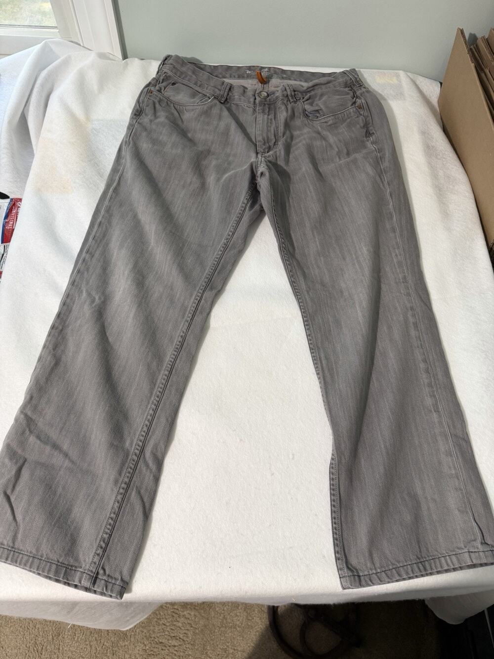 Tommy Bahama Men's Relax Fit Gray Jeans 36x34
